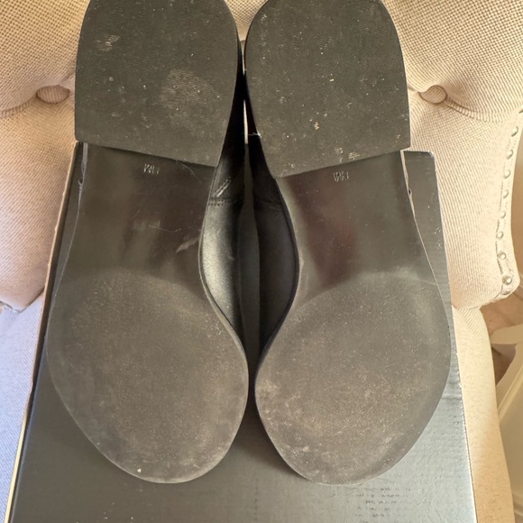 Black Leather Ankle Boots - Picture 5 of 5